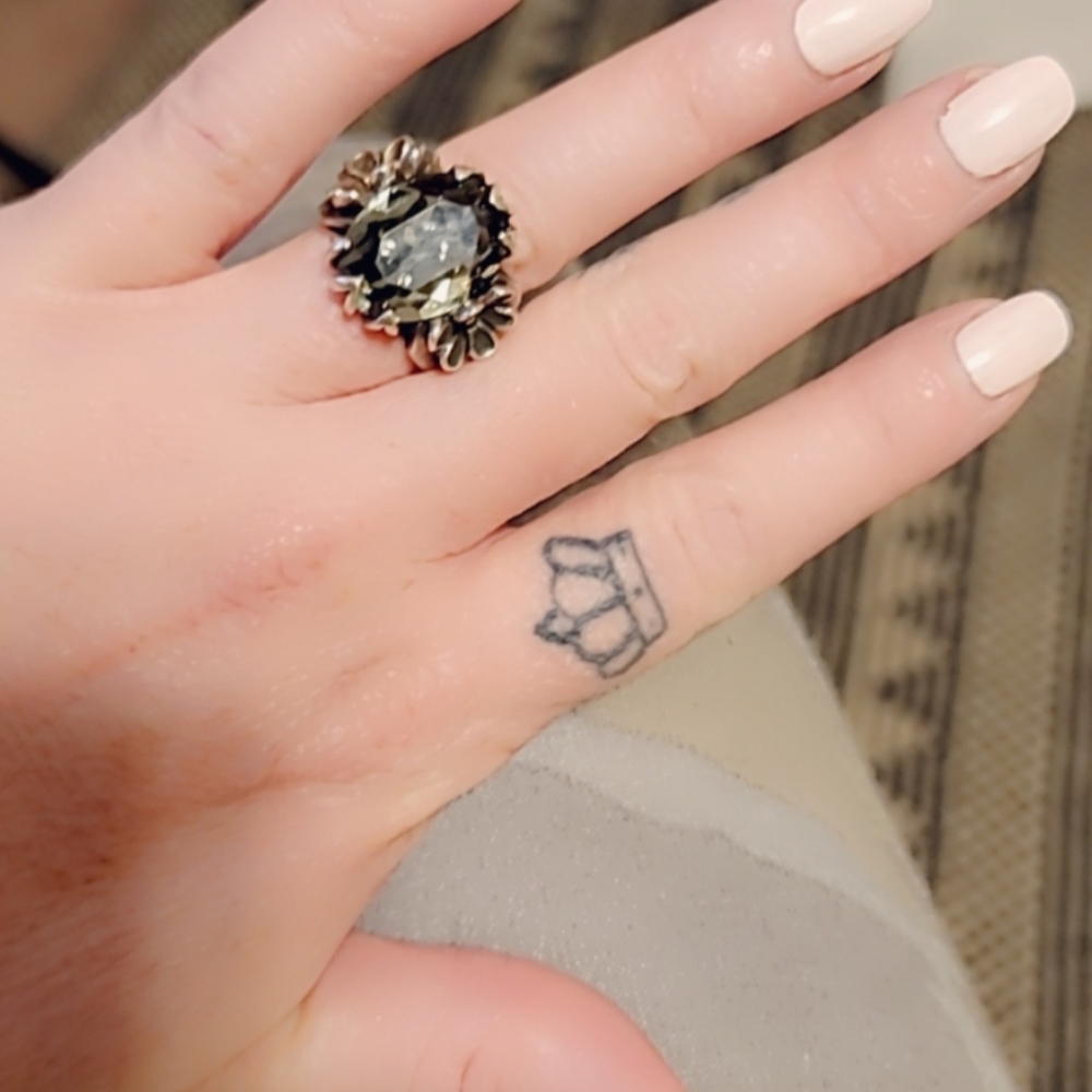 925 sterling silver brilliant cut gemstone ring